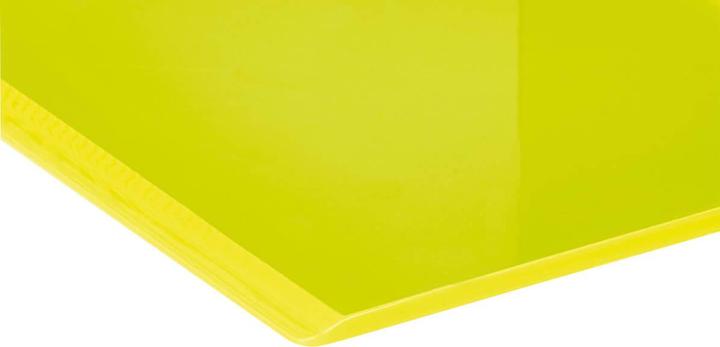 Actual product image Maul Acrylic Bookends Set Neon Blue/Yellow/Pink (10 x 10 x 13 cm)