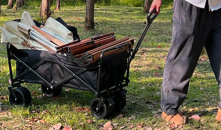 Immagine prodotto Werkstein Carrello pieghevole per il trasporto in campeggio 150L