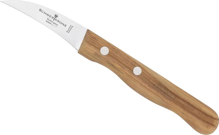 Produktbild Schwertkrone Gemüsemesser O-holz gebogen (5.50 cm)