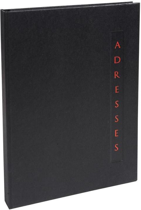 Produktbild Exacompta Adressbuch Design, 140 Seiten A4 (A5)