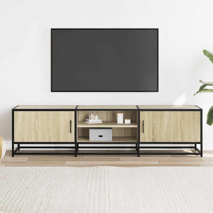 Actual product image VidaXL TV cabinet Lowboard TV cabinet TV table TV furniture Sonoma oak (160 x 35 x 41 cm)