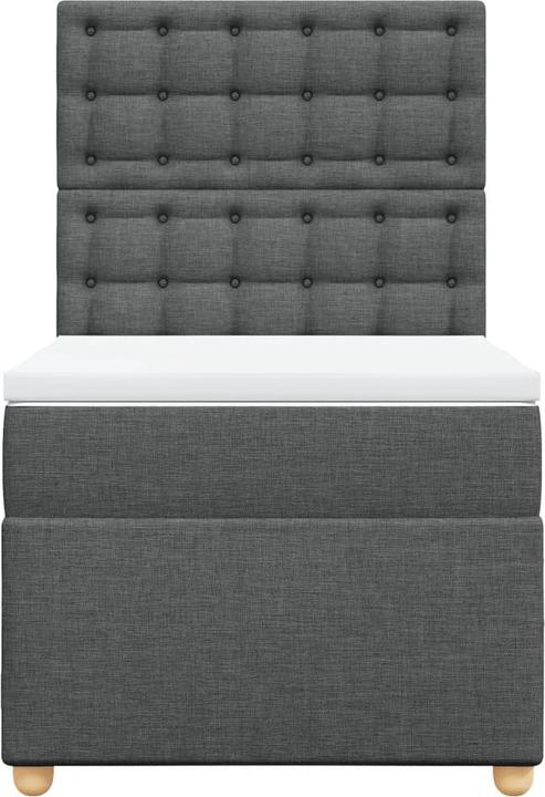 Immagine prodotto VidaXL Bo x letto a molle con materasso 90 x 190 cm in tessuto (90 x 190 cm, 90 x 190 cm)
