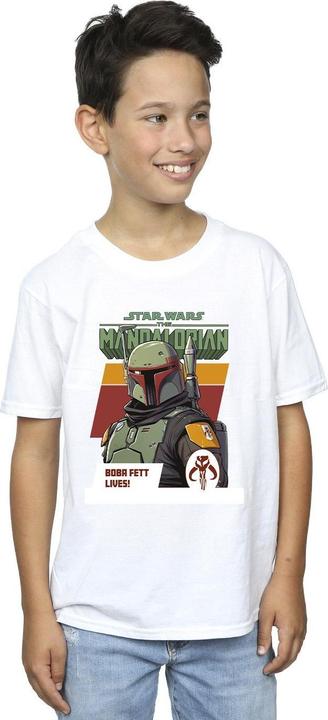 Image du produit Star Wars - T-shirt THE MANDALORIAN BOBA FETT LIVES - Garçon (140, 146)