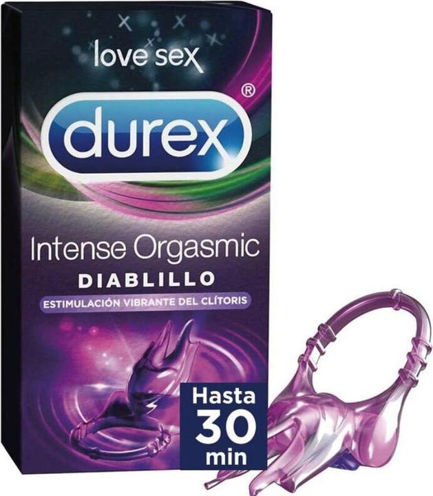 Actual product image Durex Vibrating Penis Ring Intense Diablillo
