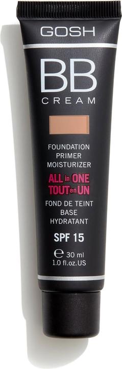 Gosh BB CREAM foundation primer moisturizer #02-beige 30 ml (02 Beige)