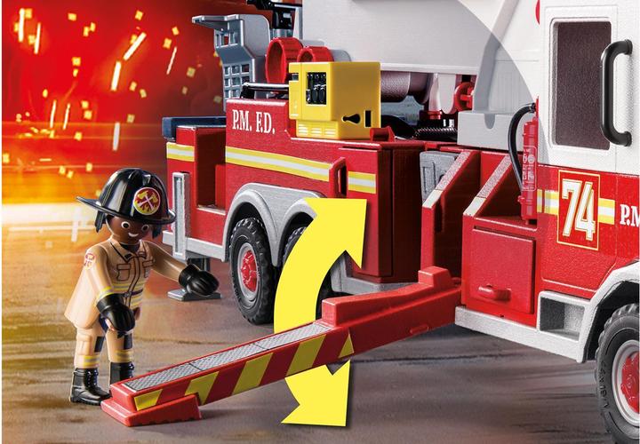 Produktbild Playmobil Feuerwehr-Fahrzeug: US Tower Ladder (70935, Playmobil City Action)