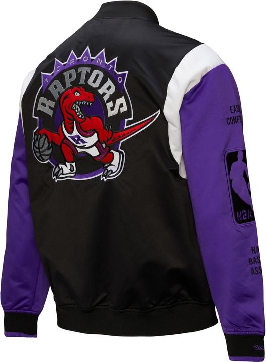 Actual product image Mitchell & Ness M&N Heavyweight Satin Jacket NBA Toronto Raptors - L (L)