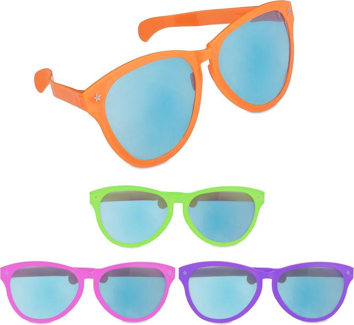 Produktbild Relaxdays 4x Partybrille