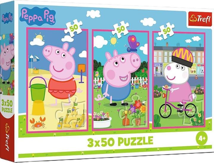 Immagine prodotto Trefl Puzzle 3 x 50 – Peppa Pig (50 pezzi)
