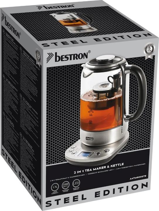 Image du produit Bestron Machine à thé et bouilloire 2 en 1 (1.70 l)