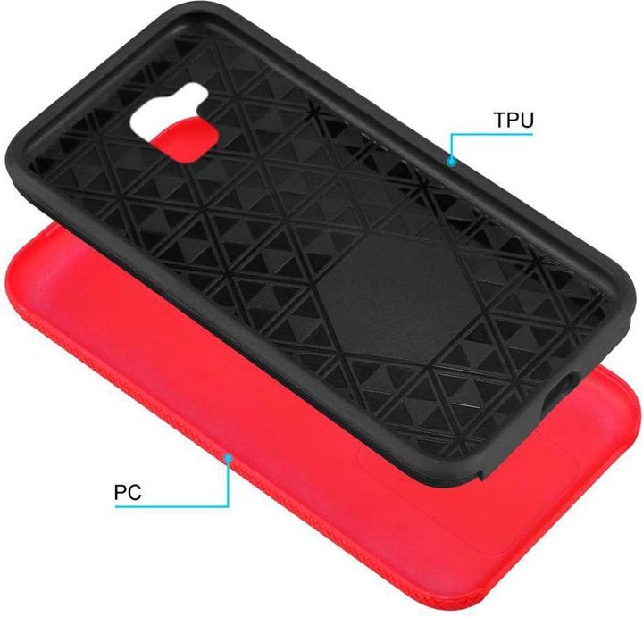 Actual product image Cadorabo Hybrid Triangle Cover (Samsung Galaxy J6 (2018))