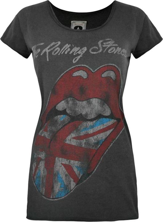 Image du produit Amplified - T-shirt The Rolling Stones drapeaux Royaume-Uni - Femme (XS)