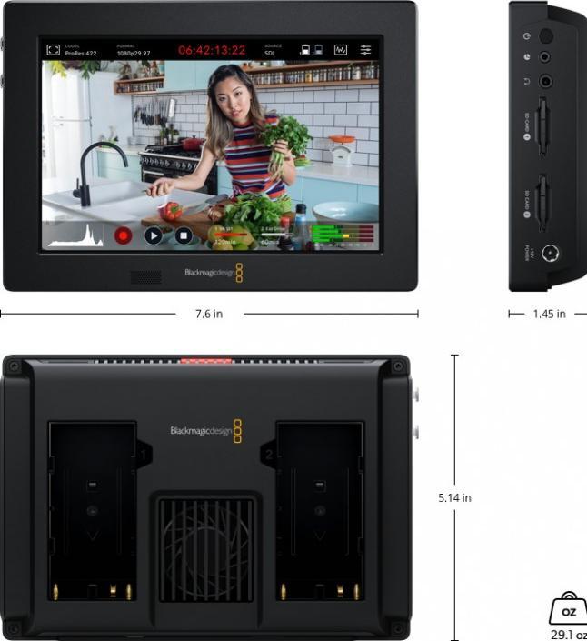Image du produit Blackmagic Video Assist 7 3G (7", Full HD)