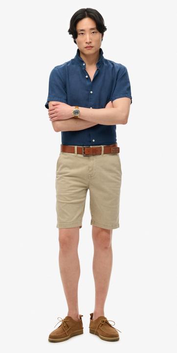 Produktbild Superdry Vacation Hemd mit kurzen Ärmeln aus Leinen (L)