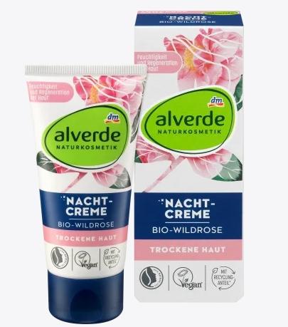 Actual product image dm alverde Organic Wild Rose (50 ml, Night cream)