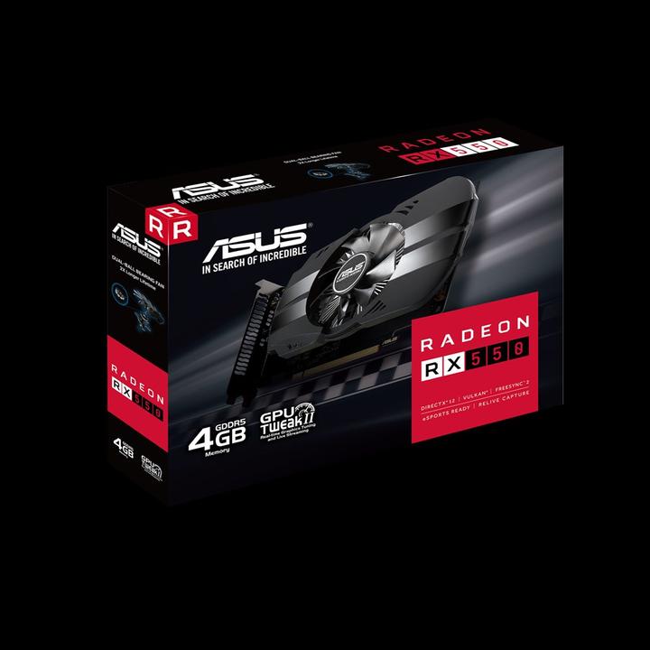 Produktbild ASUS Radeon PH RX 550 4G M7 (4 GB)
