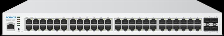 Actual product image Sophos CS110-48FP Switch - 48 port with Full PoE - EU power cord (48 Ports)