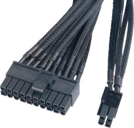 Actual product image Akasa FLEXA P24 - 0.4 m - ATX (24-pin) - ATX (20+4 pin) - Male/Female - Black
