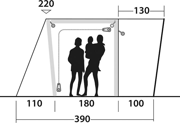 Image du produit Outwell Jonesville 290SA Flex (Auvent, 26.70 kg)