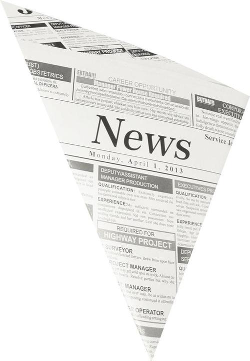 Produktbild Papstar Spitztüten Newsprint (300 x)