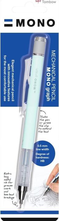 Actual product image Tombow Mechanical pencil "MONO graph" pastel, mint green (0.50 mm, HB, 1 x)