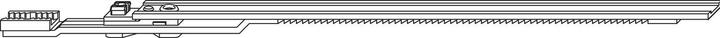 Actual product image Roto NT/NX gearbox extension L=330 mm without spigot couplable silver