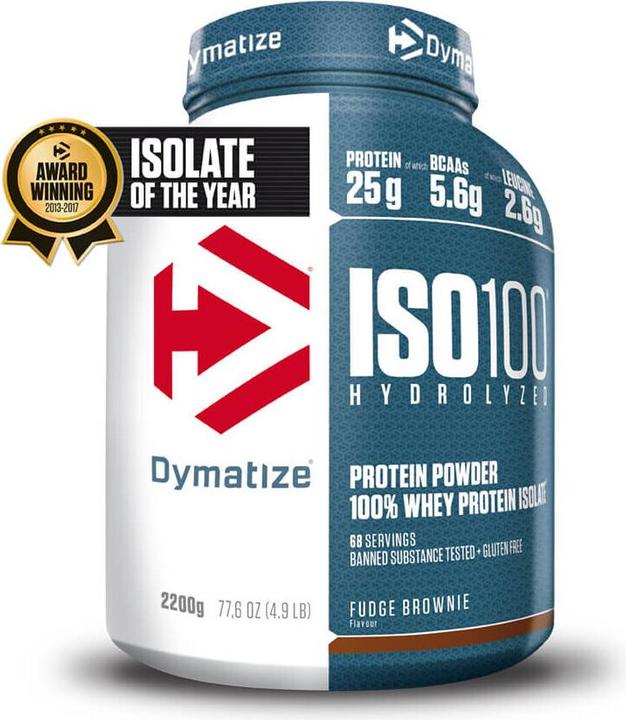 Produktbild Dymatize ISO 100 Hydrolyzed (Fudge Brownie, 1 Stk., 2264 g)
