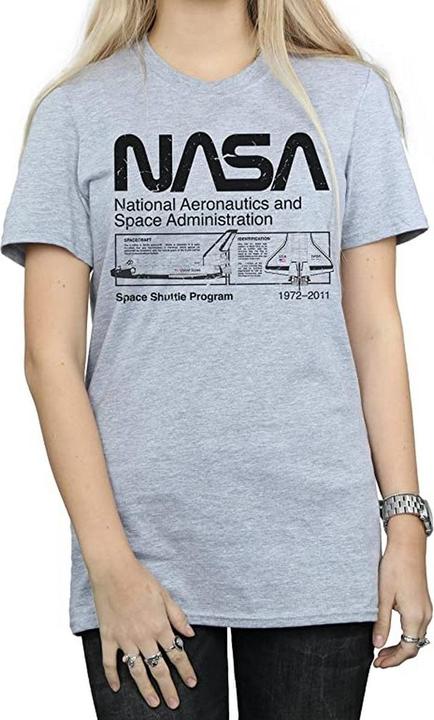 Image du produit Nasa Femme/Les femmes - T-shirt classique avec navette spatiale (3XL)