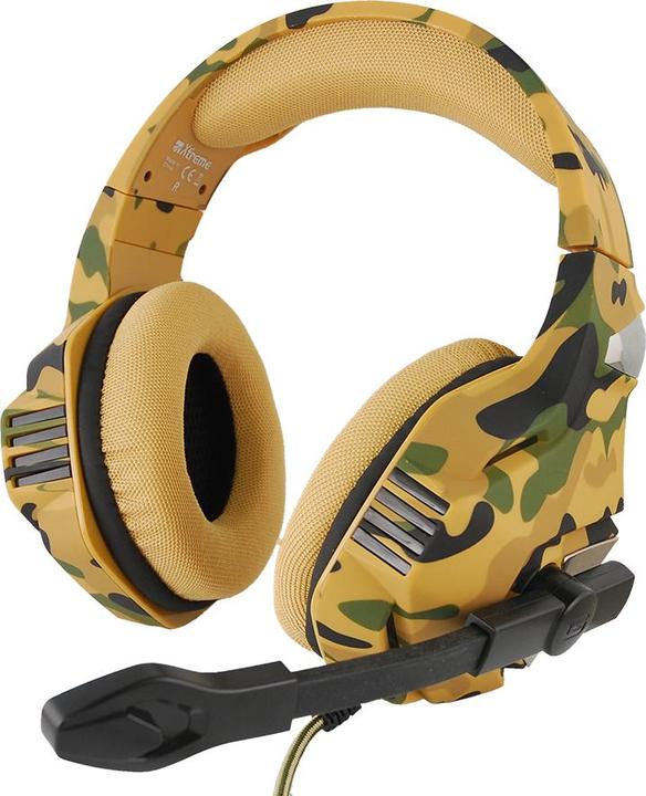 Xtreme Predator XC300-Pro Stereofonico Padiglione auricolare Mimetico (Cablato)