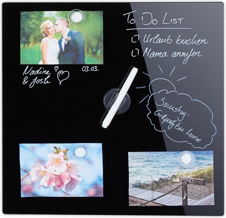 Produktbild Relaxdays Magnettafel (Magnettafel, 40 x 0.4 x 40 cm)