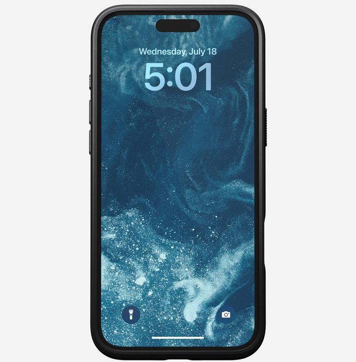 Produktbild Nomad Modern Leather Case iPhone 16 Plus Black (Apple iPhone 16 Plus)