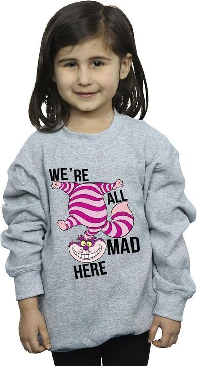 Actual product image Disney Girls Alice In Wonderland All Mad Here Sweatshirt (140, 146)
