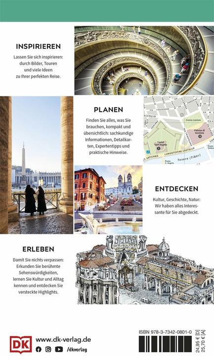 Immagine prodotto DK Vis a Vis Roma (Tedesco, DK Verlag Viaggi, 2024)