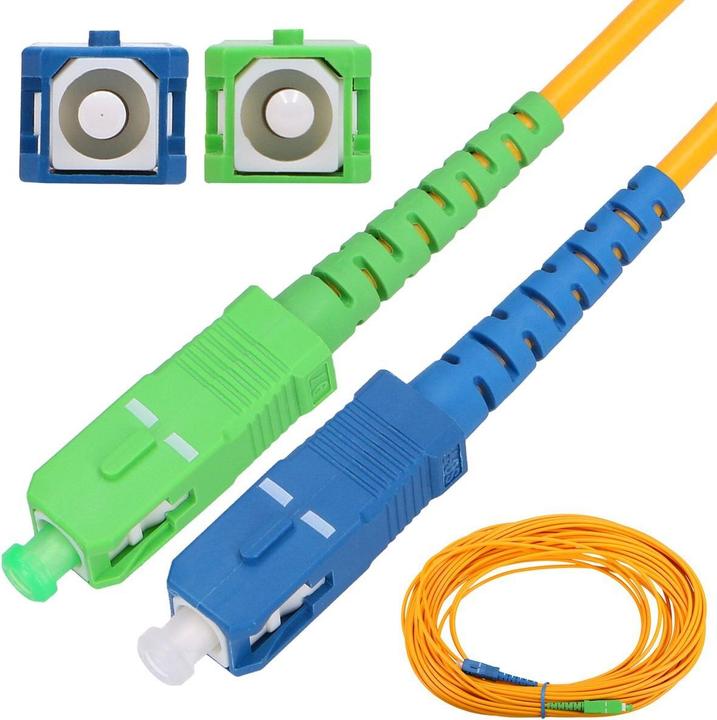 Produktbild Extralink SC/UPC-SC/APC | Patchcord | Jednomodowy, Simplex, 3mm, 10m (CAT6e, 10 m)