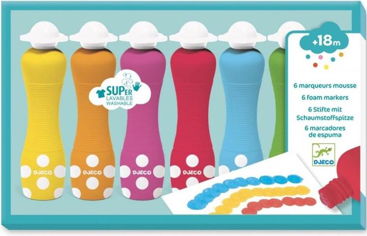 Image du produit Djeco Stylos (Multicolore, 6 x)