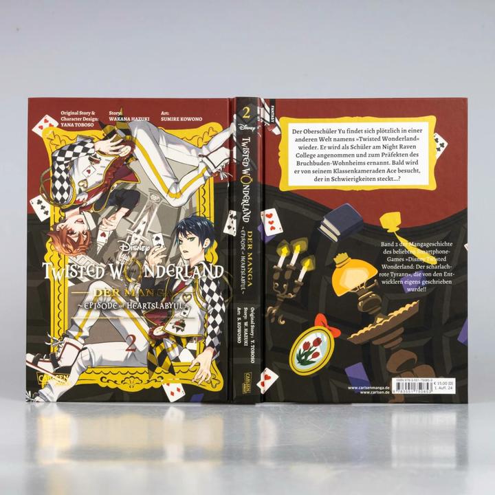 Produktbild Twisted Wonderland: Der Manga 2 (Deutsch, Disney, Wakana Hazuki, Yana Toboso, Sumire Kowono, Dorothea Überall, 2024)