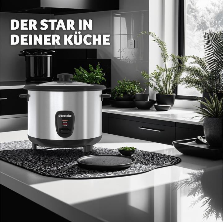 Immagine prodotto tectake Reiskocher mit Dampfgareinsatz
