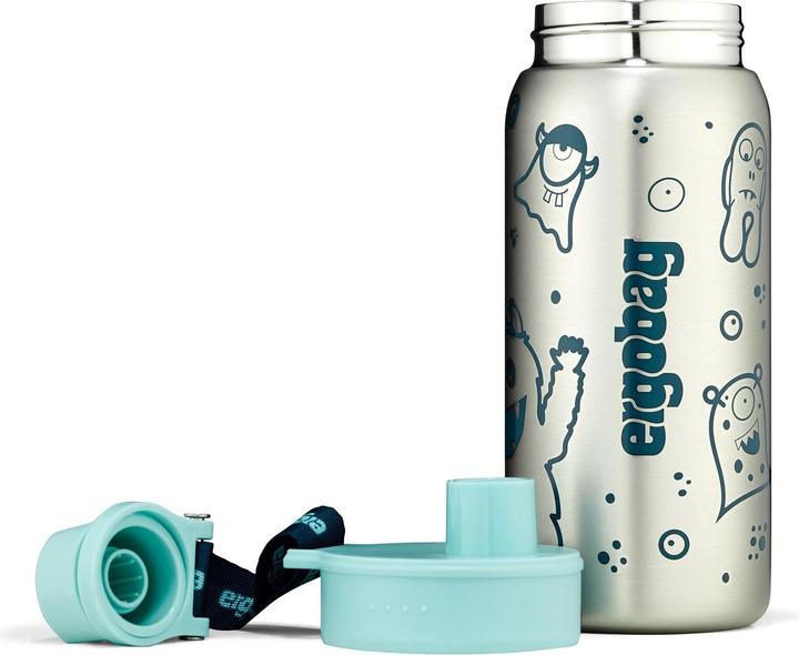 Actual product image Ergobag Stainless steel drinking bottle Petrol (0.55 l)