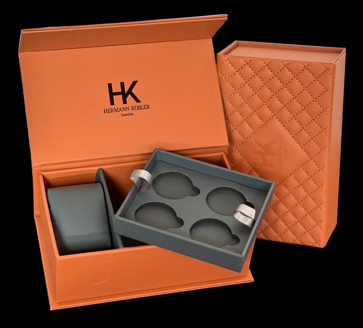 Hermann Kobler Uhrenbox mit Lederlook