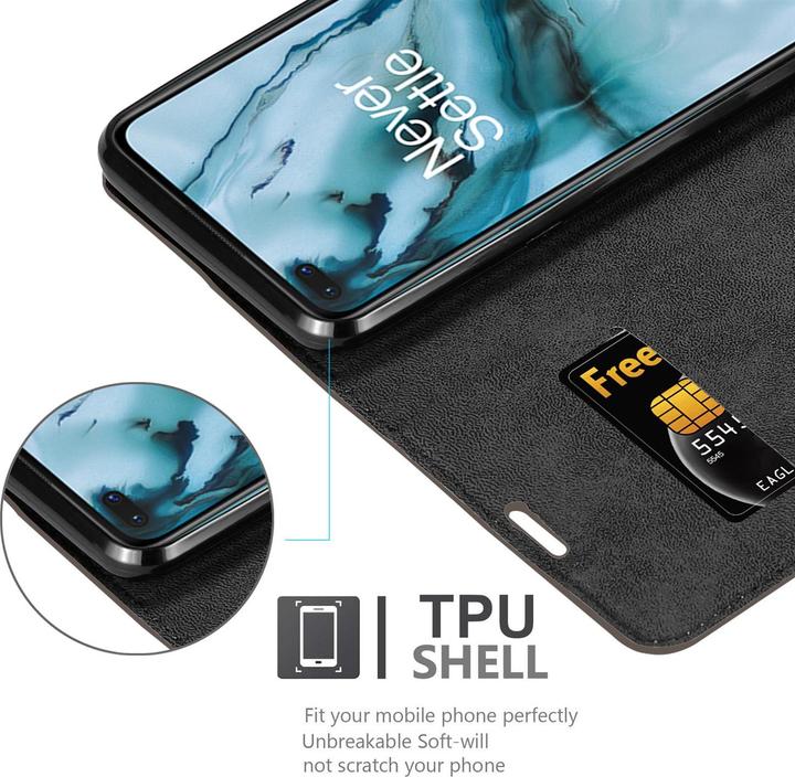 Productafbeelding Cadorabo Boek Onzichtbare Magneethoes (OnePlus Noord)