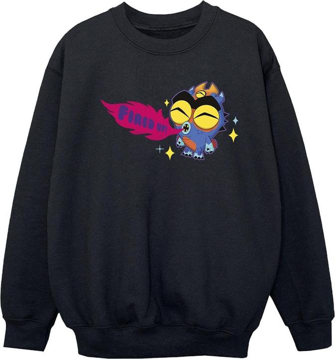 Actual product image Disney Girls Big Hero 6 Baymax Fred Fired Up Sweatshirt (116)