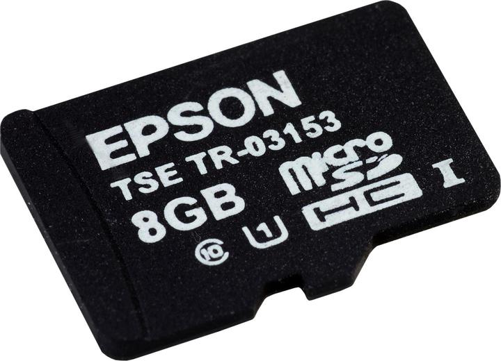 Produktbild Epson TSE MicroSD-Karte, Zertifikatslaufzeit 5 Jahre, Lebensdauer 20 Mio. Signaturen (8 GB, microSD, U1)
