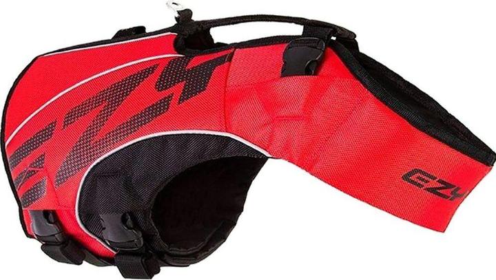 EzyDog Giubbotto di salvataggio X2 Boost Red M 18-27kg (M, Giubbotto di salvataggio per cani)