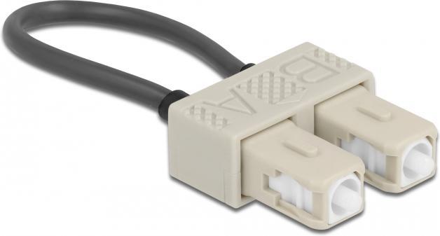 Actual product image Delock FO Loopback Adapter SC / OM2 Multimode beige