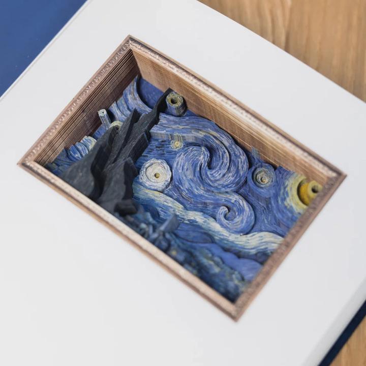 Produktbild Cartartem Van Gogh "Starry Night" - 3D Notizbuch (Blanko, Harter Einband)