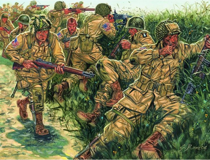 Immagine prodotto Italeri Paracadutisti statunitensi della Seconda Guerra Mondiale