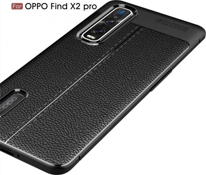 Image du produit Screenguard Oppo Find X2 Pro Housse Leather Design TPU Cover (Oppo Find X2 Pro)