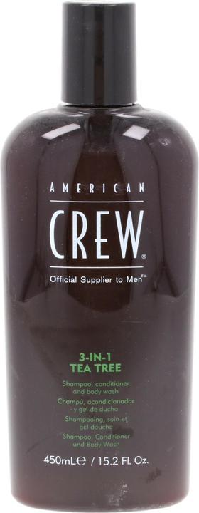 American Crew Crew Classic 3In1 Tea Tree (450 ml, Flüssiges Shampoo)
