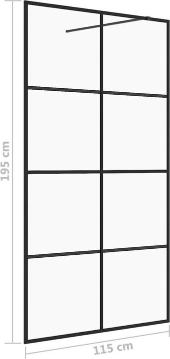 Produktbild VidaXL Westley (115 cm, 115 cm, 195 cm)