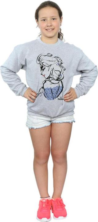 Image du produit Disney - Sweat FROZEN ELSA SKETCH MONO - Fille (116)